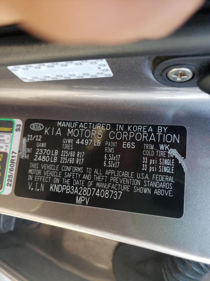Photo 10 from auction – 2013 KIA SPORTAGE with VIN KNDPB3A28D7408737