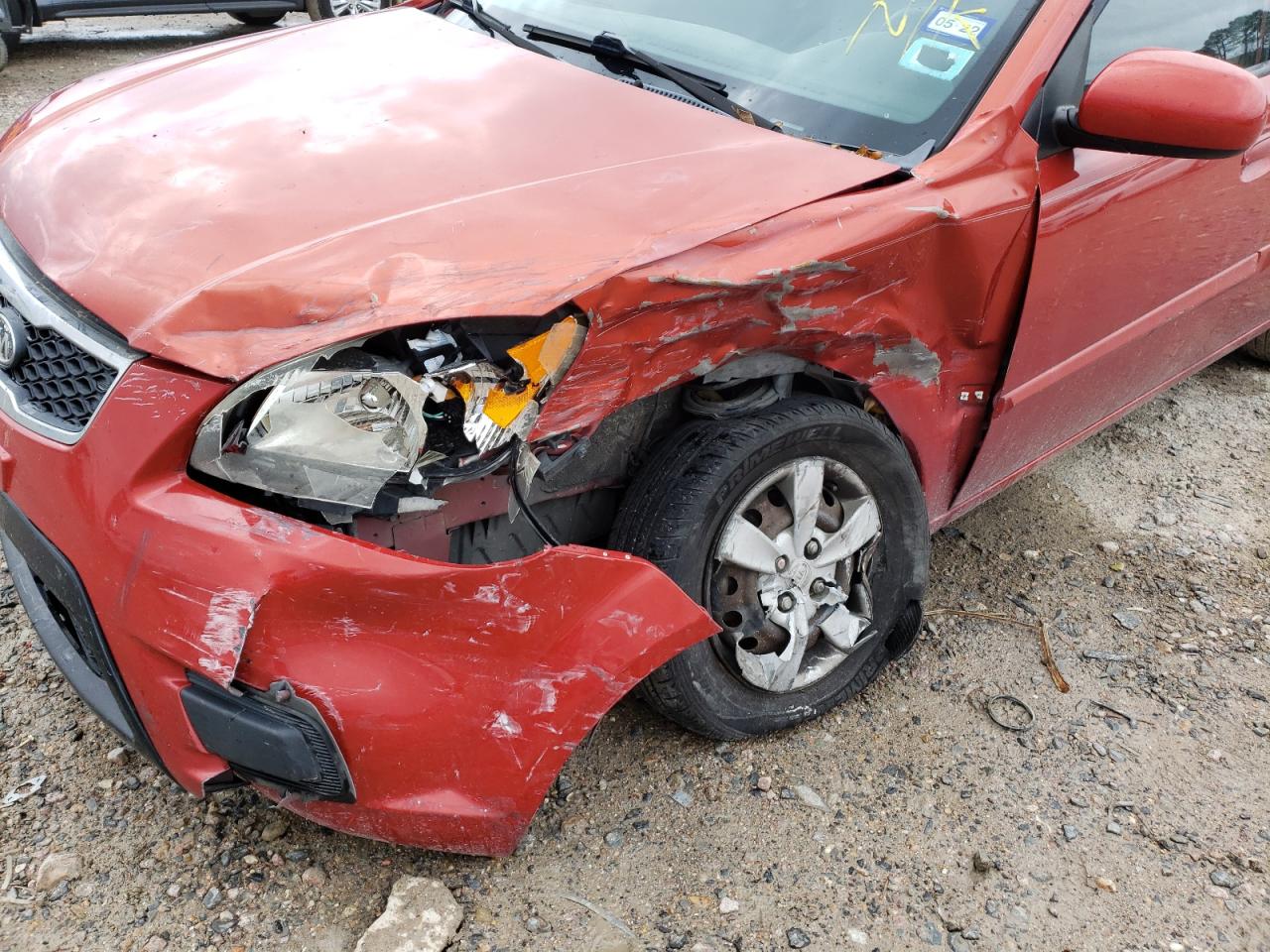 Photo 9 from auction – 2010 KIA RIO with VIN KNADH4A32A6614893