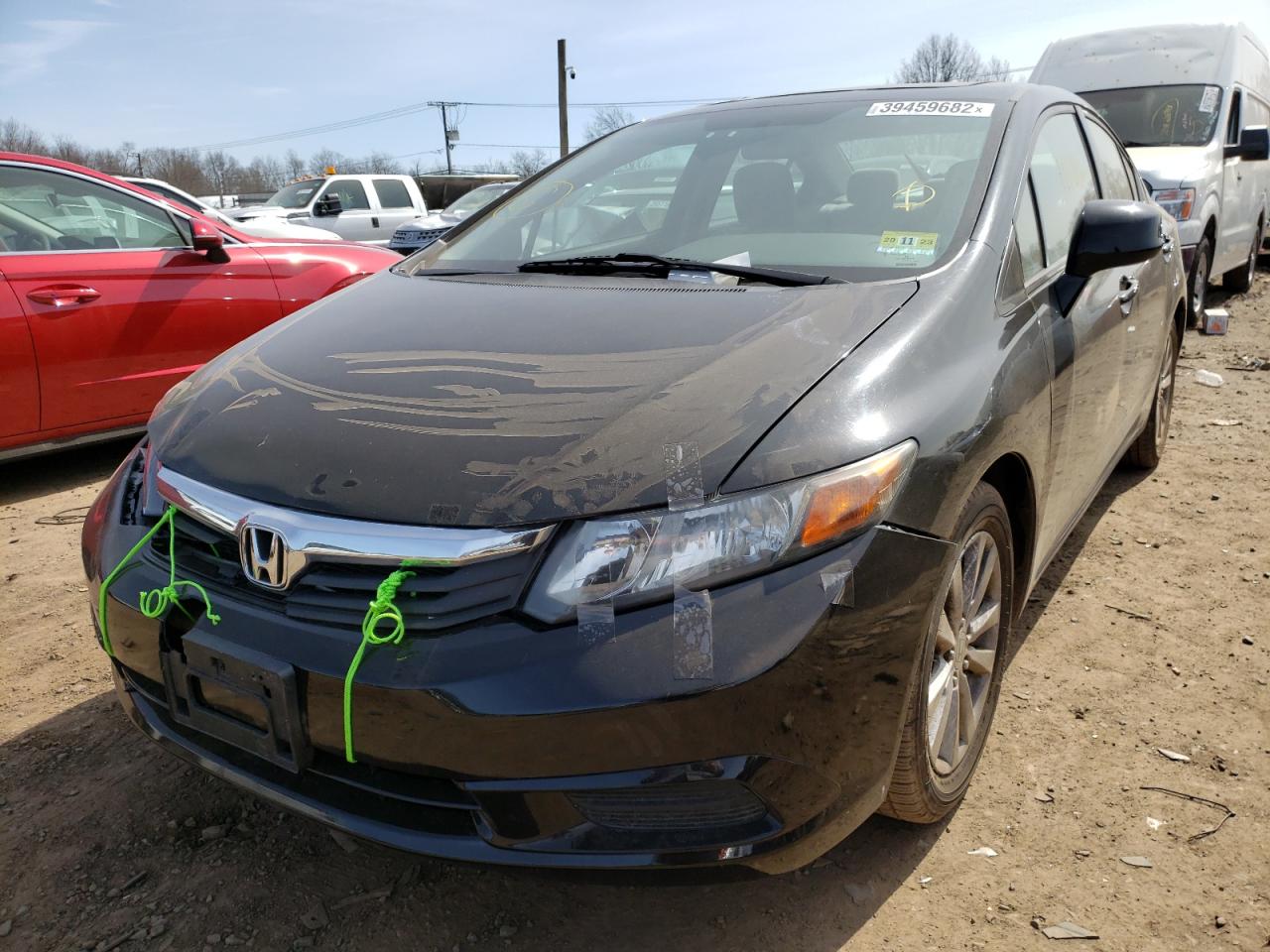 Photo 2 from auction – 2012 HONDA CIVIC EX with VIN 19XFB2F83CE378449