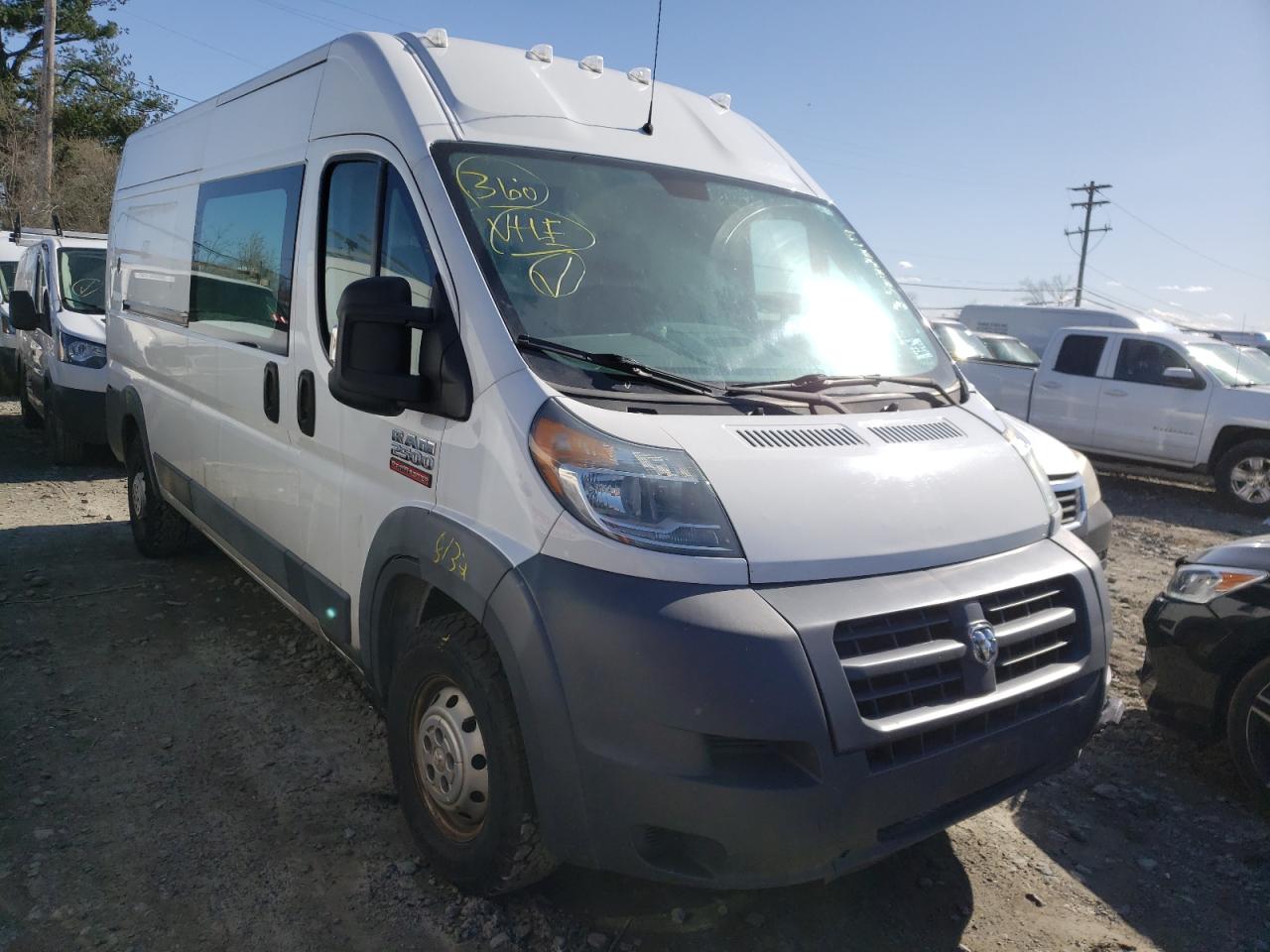 RAM PROMASTER 2014 with VIN 3C6TRVDG1EE102517 - Photo from auction