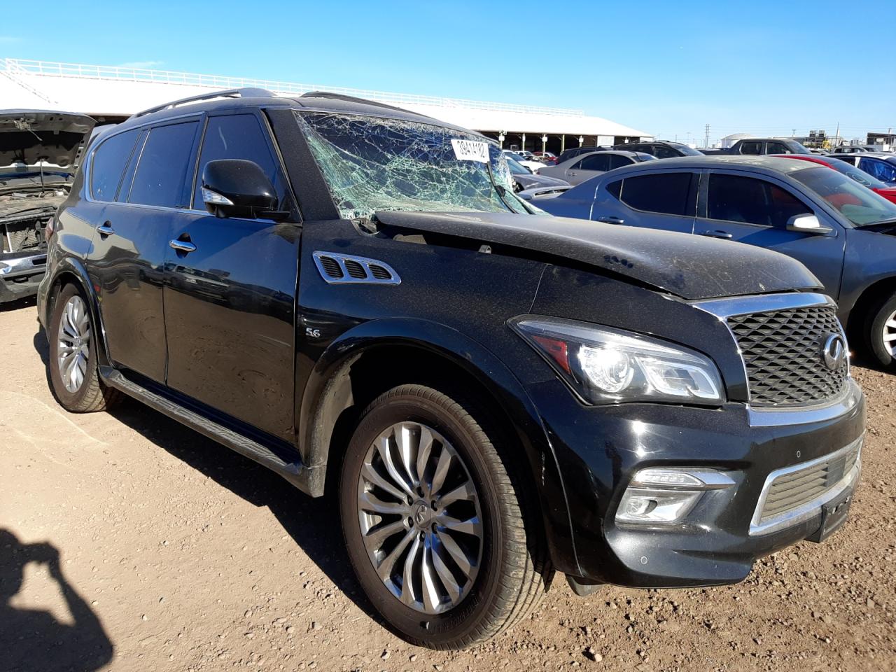 INFINITI QX80 2015 with VIN JN8AZ2NC5F9370037 - Photo from auction