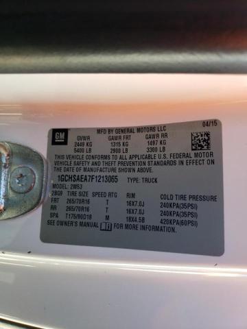 Photo 10 from auction – 2015 CHEVROLET COLORADO with VIN 1GCHSAEA7F1213065