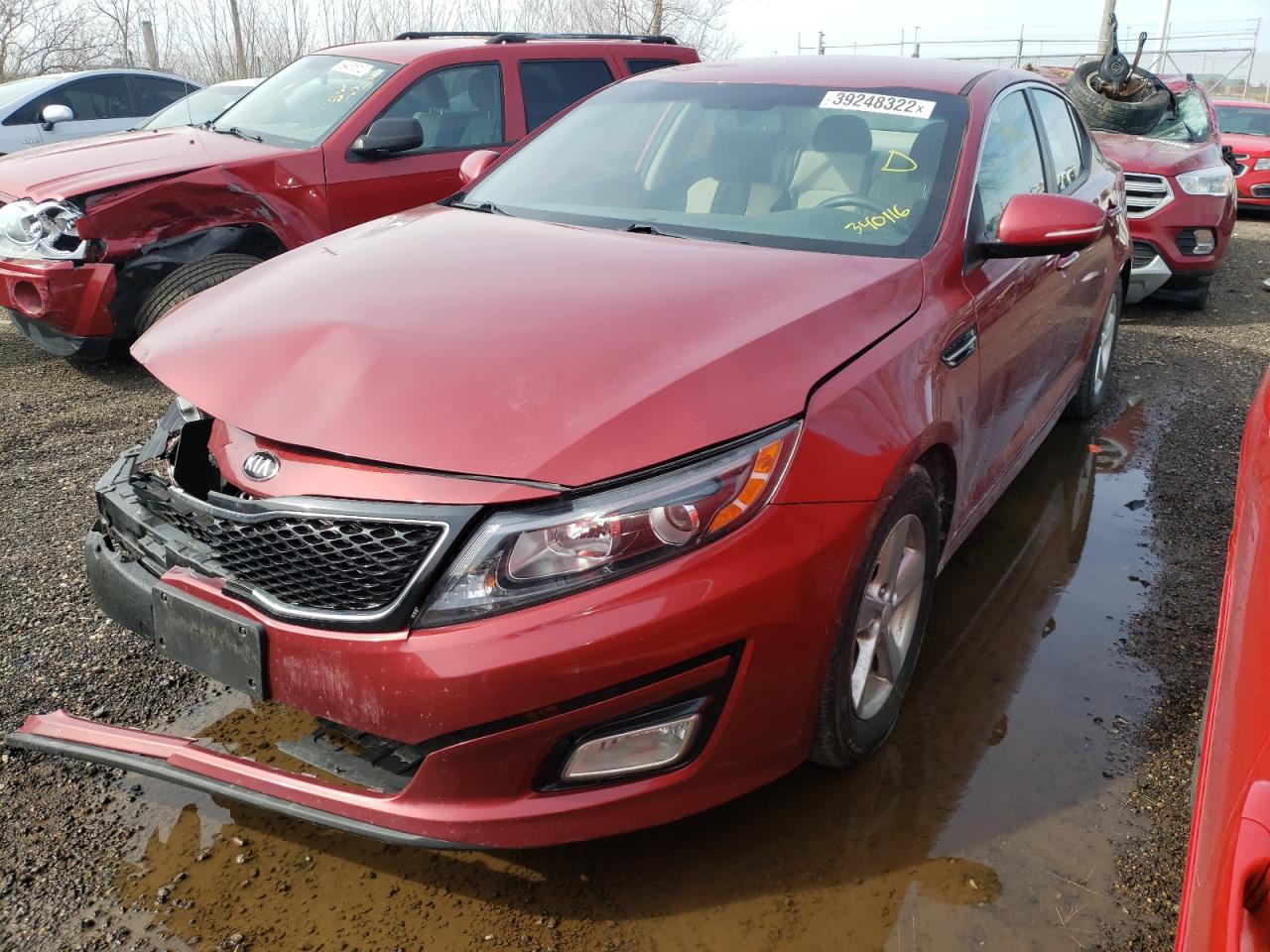 Photo 2 from auction – 2014 KIA OPTIMA LX with VIN 5XXGM4A72EG340116