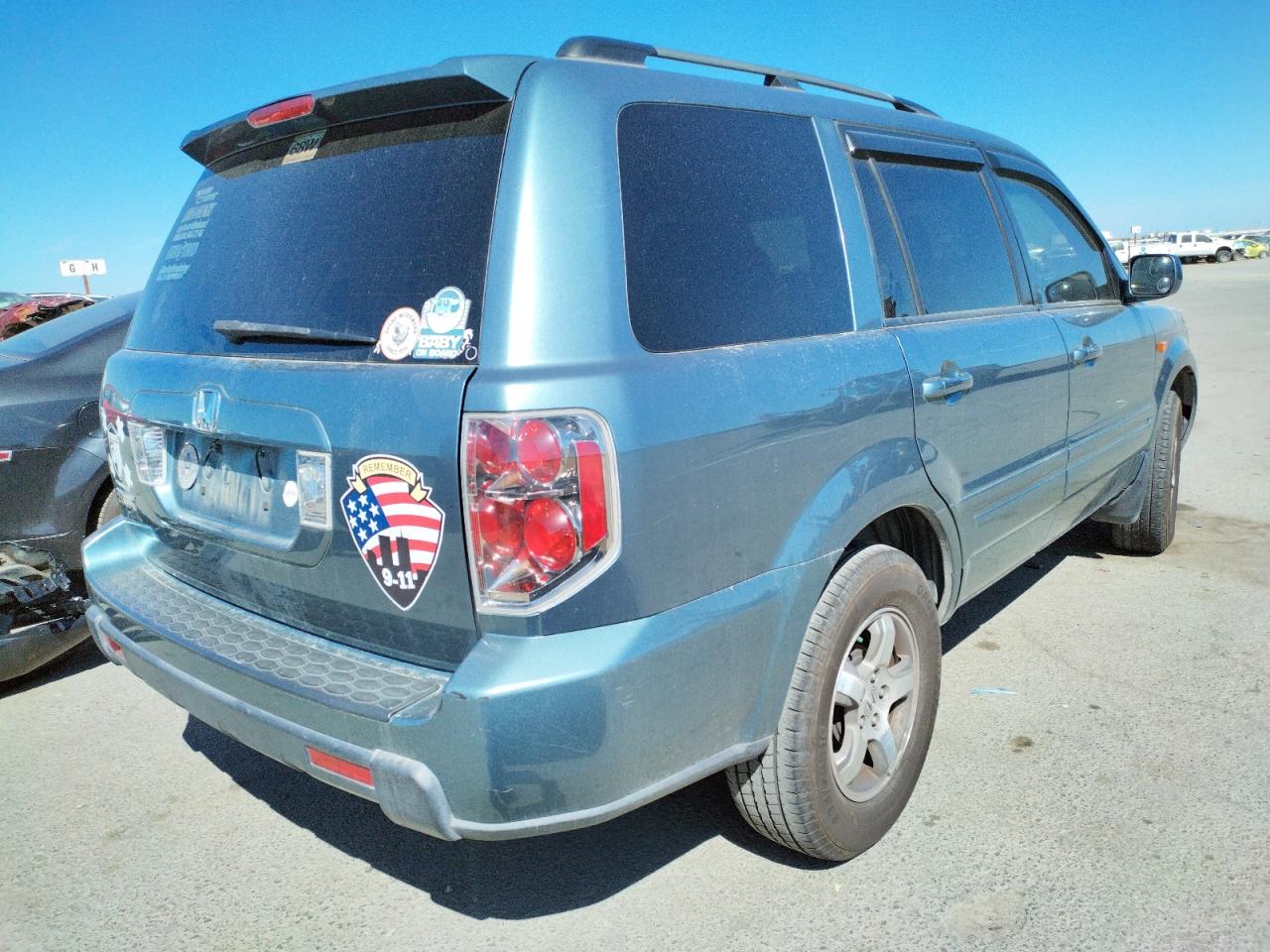 Photo 4 from auction – 2007 HONDA PILOT EXL with VIN 5FNYF28517B031900
