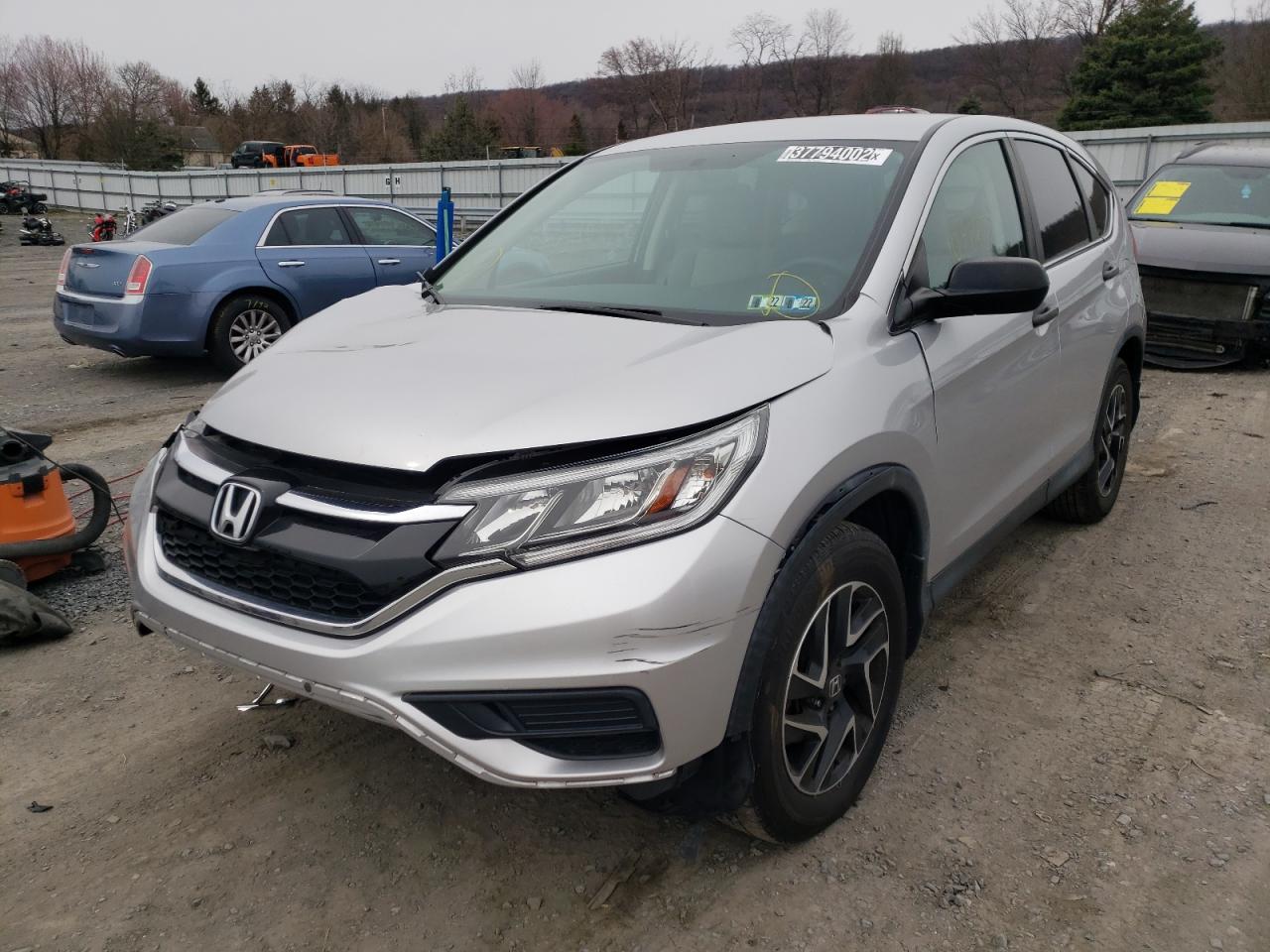 Photo 2 from auction – 2016 HONDA CR-V SE with VIN 2HKRM4H4XGH714158