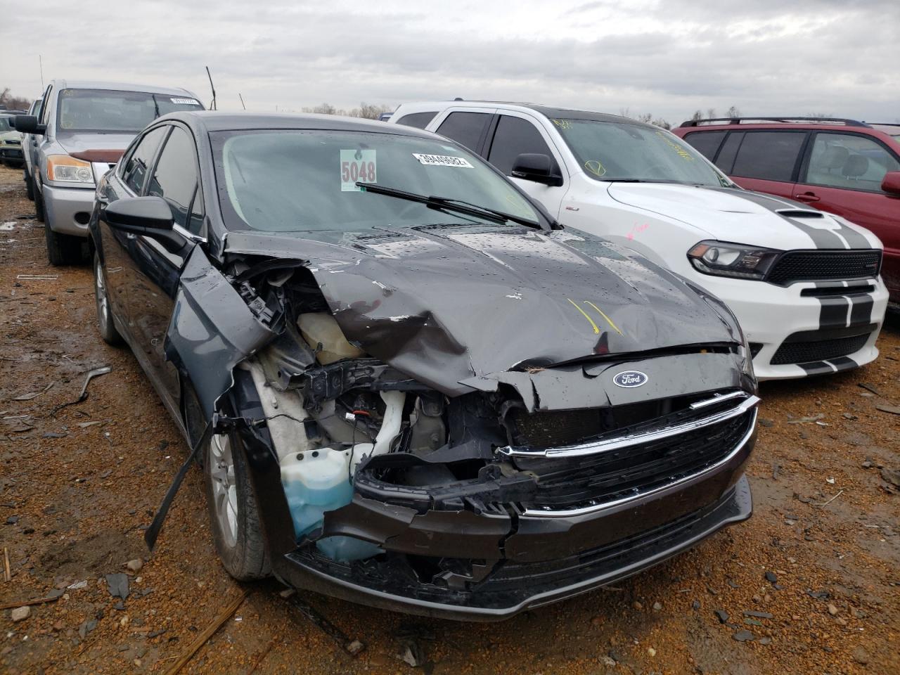 Photo 9 from auction – 2017 FORD FUSION S with VIN 3FA6P0G78HR228810