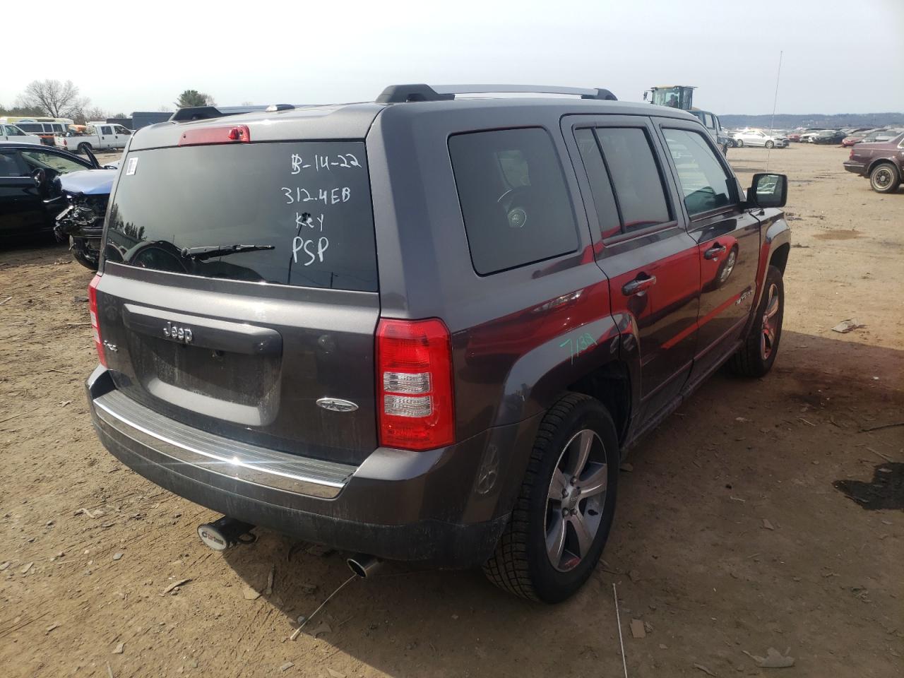 Photo 4 from auction – 2017 JEEP PATRIOT LA with VIN 1C4NJRFB7HD195051
