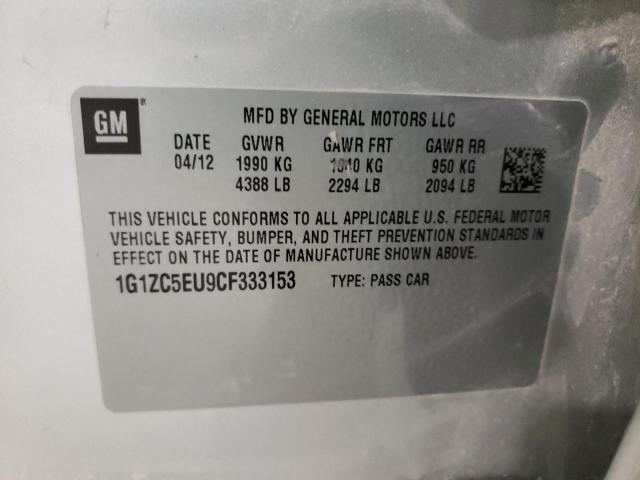 Photo 10 from auction – 2012 CHEVROLET MALIBU 1LT with VIN 1G1ZC5EU9CF333153