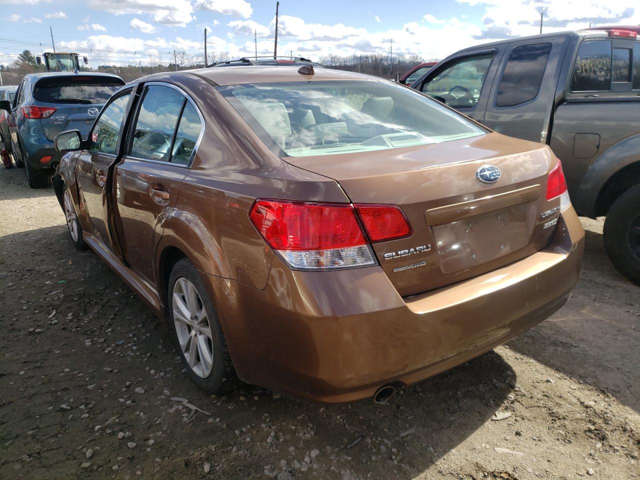 Photo 3 from auction – 2013 SUBARU LEGACY 2.5 with VIN 4S3BMBK67D3033575