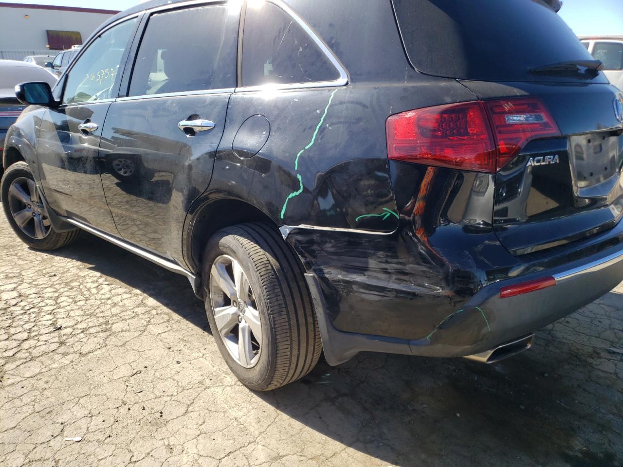 Photo 9 from auction – 2011 ACURA MDX TECHNO with VIN 2HNYD2H67BH501164