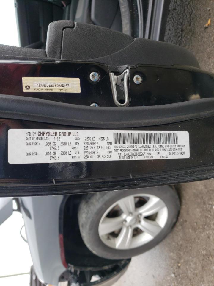 Photo 10 from auction – 2014 JEEP COMPASS SP with VIN 1C4NJDBB9ED538267