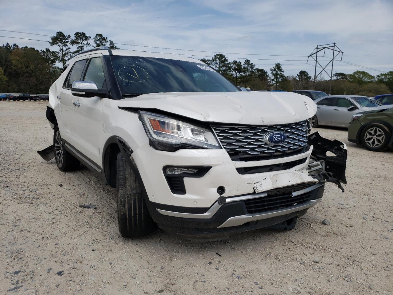 FORD EXPLORER P 2018 with VIN 1FM5K8HTXJGC32820 - Photo from auction