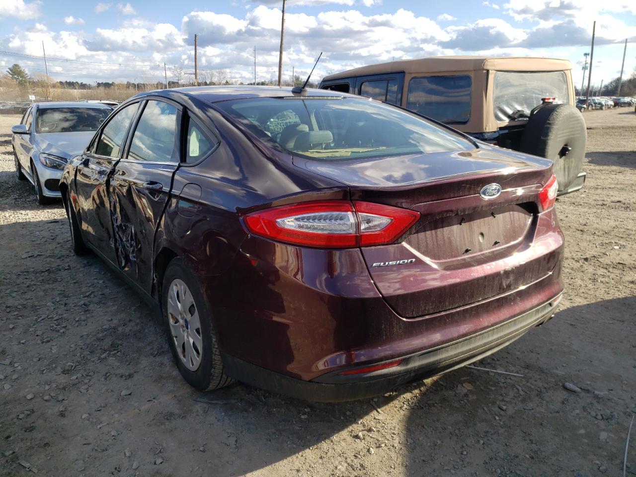 Photo 3 from auction – 2013 FORD FUSION S with VIN 3FA6P0G78DR232110