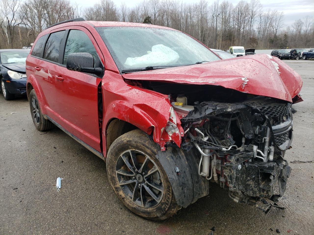 DODGE JOURNEY SE 2018 with VIN 3C4PDCAB5JT506240 - Photo from auction