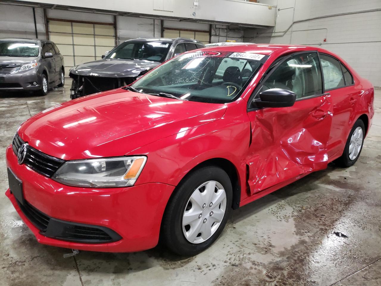 Photo 2 from auction – 2012 VOLKSWAGEN JETTA BASE with VIN 3VW2K7AJ7CM375353