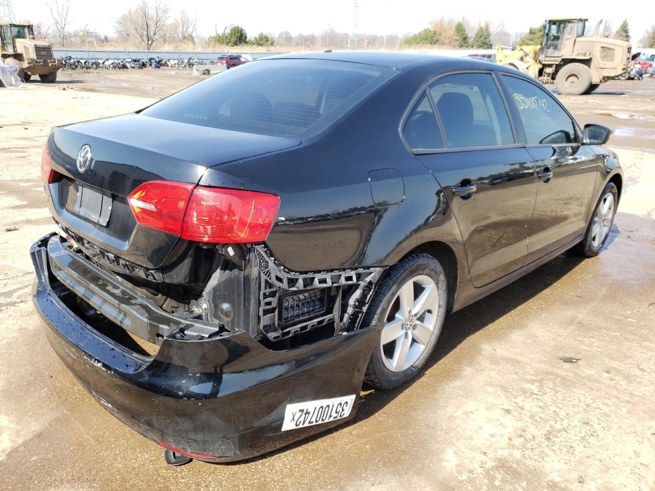 Photo 4 from auction – 2011 VOLKSWAGEN JETTA BASE with VIN 3VW1K7AJ6BM305871