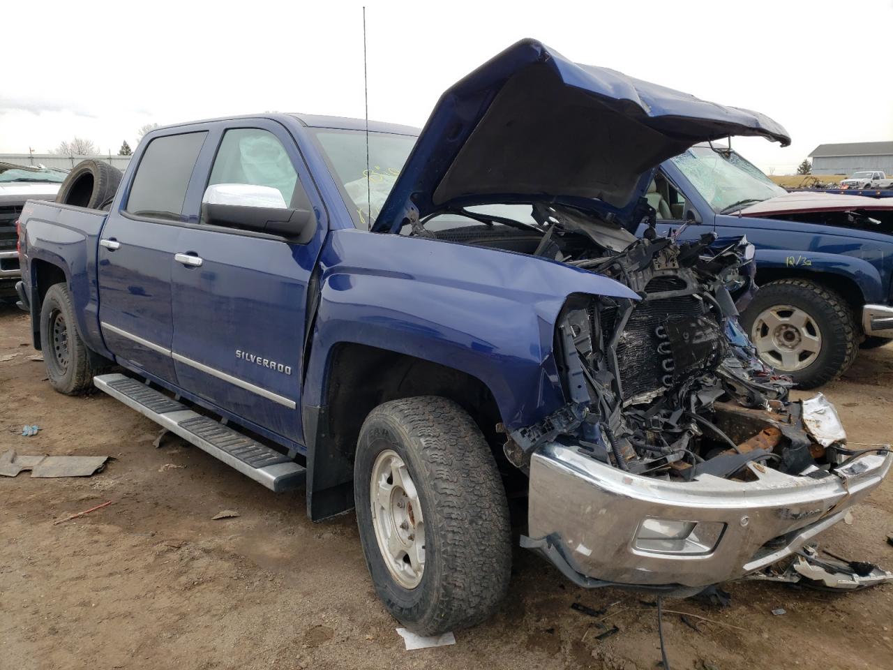 CHEVROLET 1500 SILVE 2014 with VIN 3GCUKSEC9EG461906 - Photo from auction