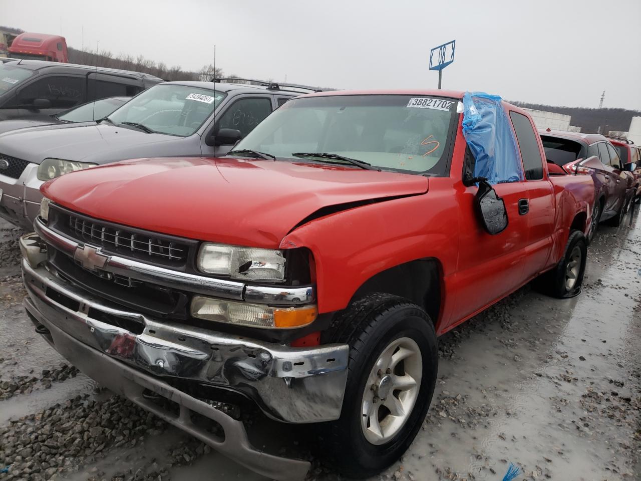 Photo 2 from auction – 2002 CHEVROLET 1500 SILVE with VIN 1GCEK19T82E182474