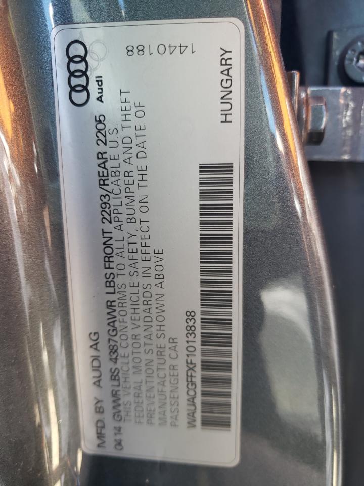 Photo 10 from auction – 2015 AUDI A3 PREMIUM with VIN WAUACGFFXF1013838