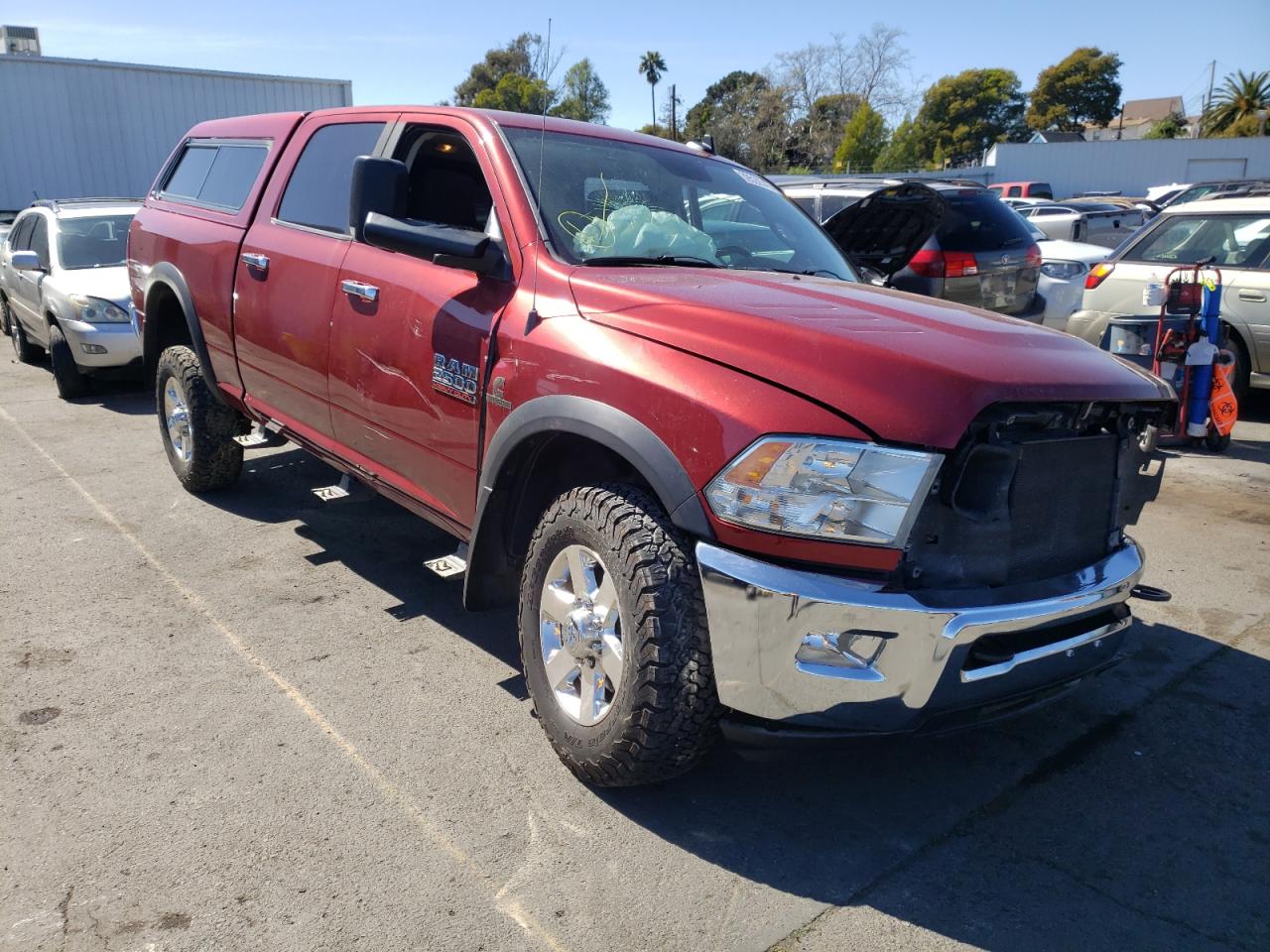 RAM 2500 SLT 2014 with VIN 3C6UR5DL8EG231859 - Photo from auction