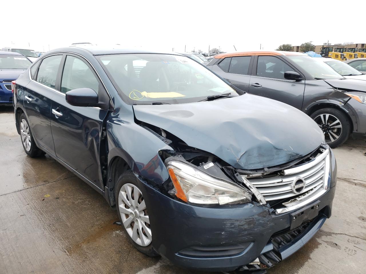 NISSAN SENTRA S 2014 with VIN 3N1AB7AP0EY326867 - Photo from auction