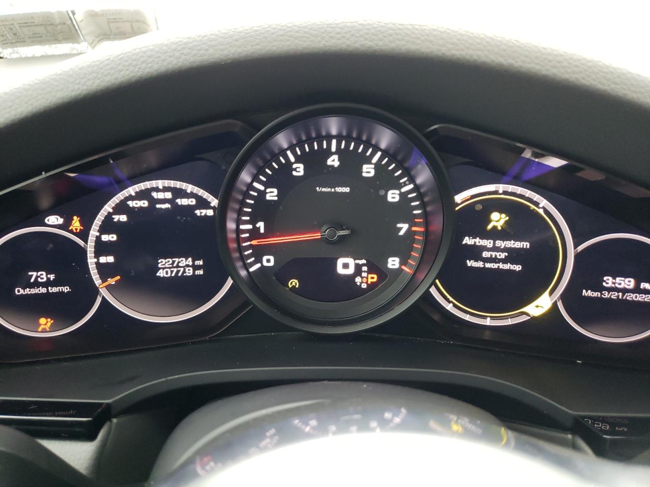 Photo 8 from auction – 2019 PORSCHE CAYENNE with VIN WP1AA2AY2KDA04336