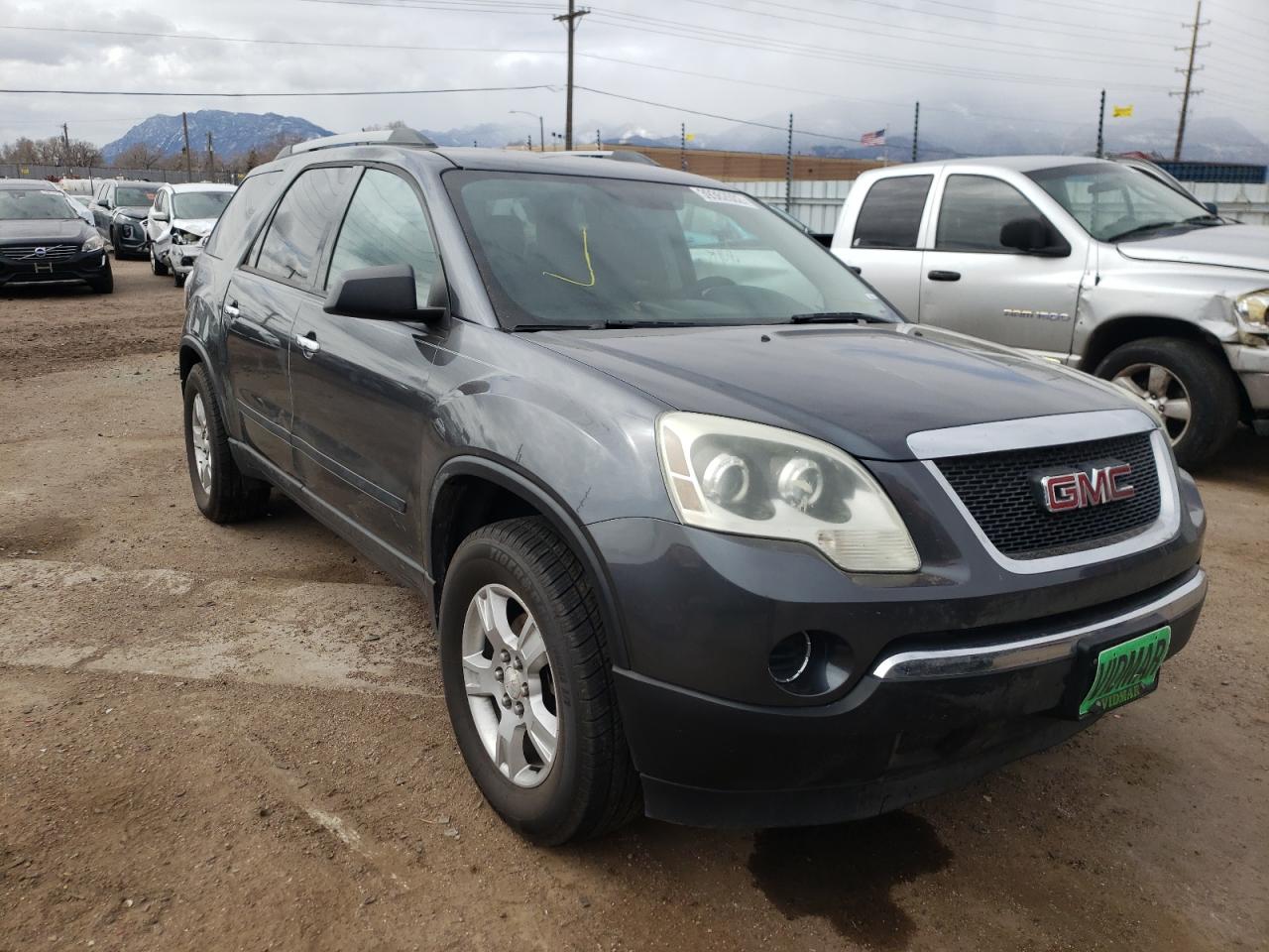 GMC ACADIA SLE 2011 with VIN 1GKKRNED4BJ334492 - Photo from auction