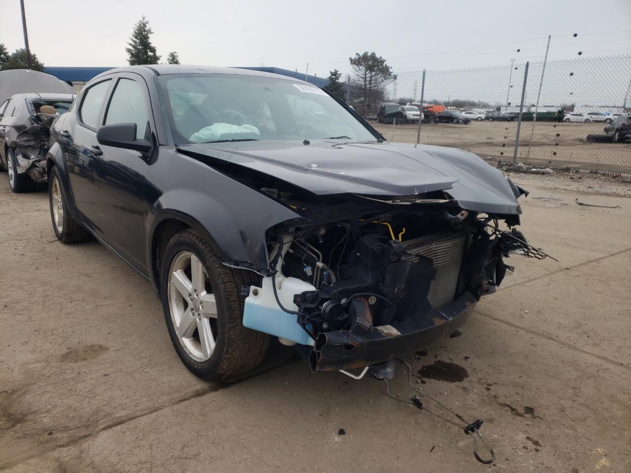 DODGE AVENGER SE 2013 with VIN 1C3CDZAB4DN536744 - Photo from auction
