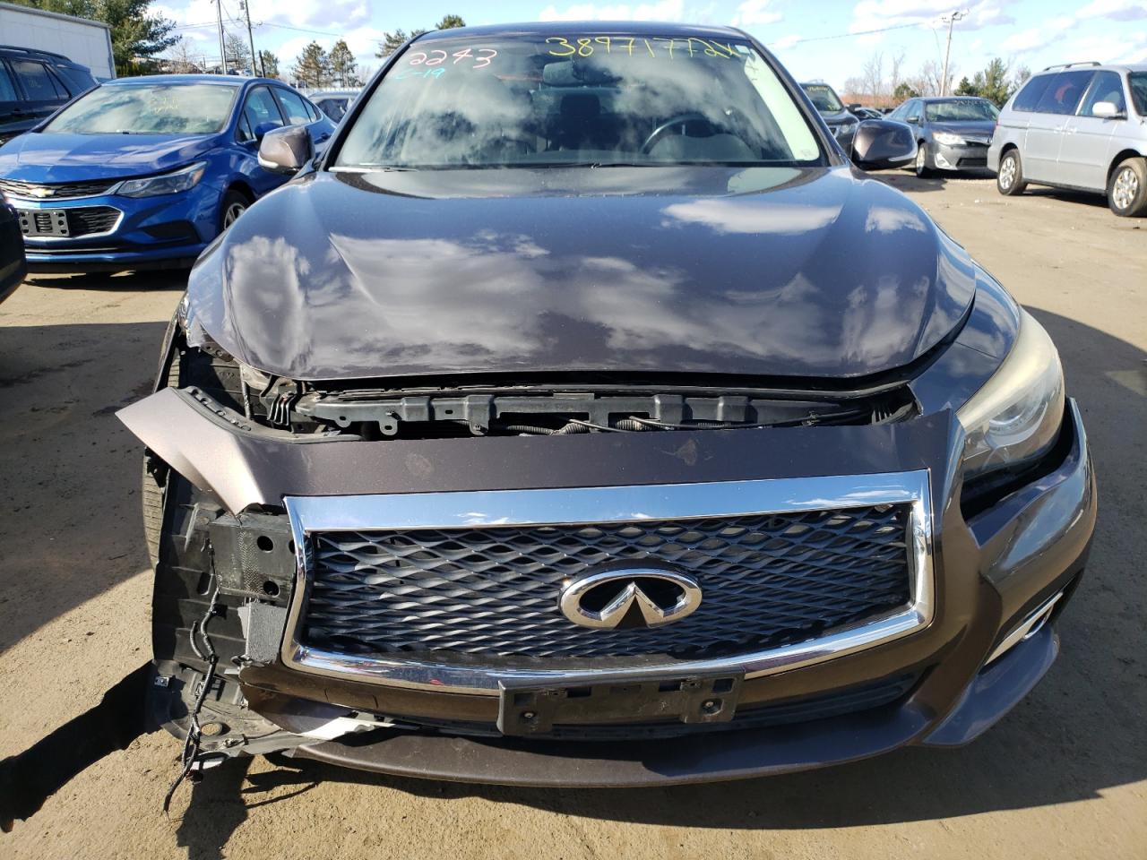 Photo 9 from auction – 2014 INFINITI Q50 BASE with VIN JN1BV7ARXEM693310