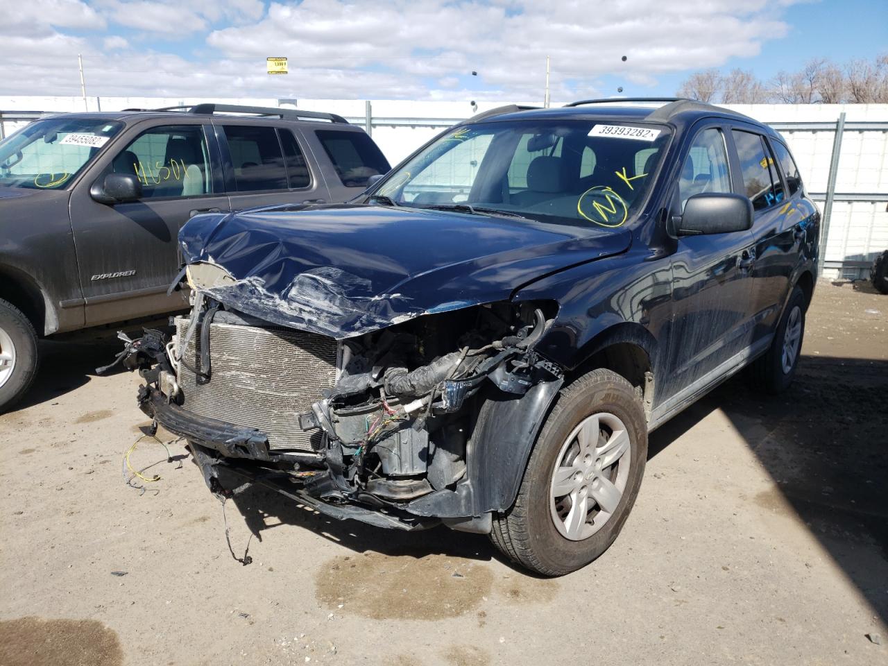 Photo 2 from auction – 2009 HYUNDAI SANTA FE G with VIN 5NMSG73D19H239243