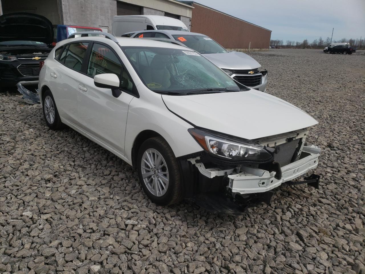 SUBARU IMPREZA PR 2018 with VIN 4S3GTAB64J3710614 - Photo from auction