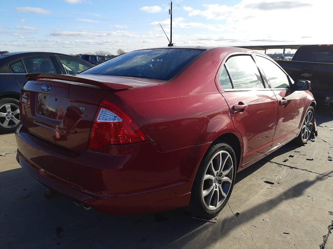 Photo 4 from auction – 2010 FORD FUSION SE with VIN 3FAHP0HA2AR250178