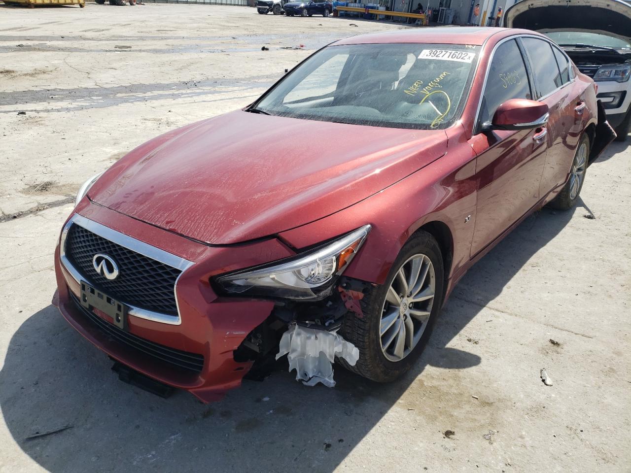Photo 2 from auction – 2014 INFINITI Q50 BASE with VIN JN1BV7AR9EM685067