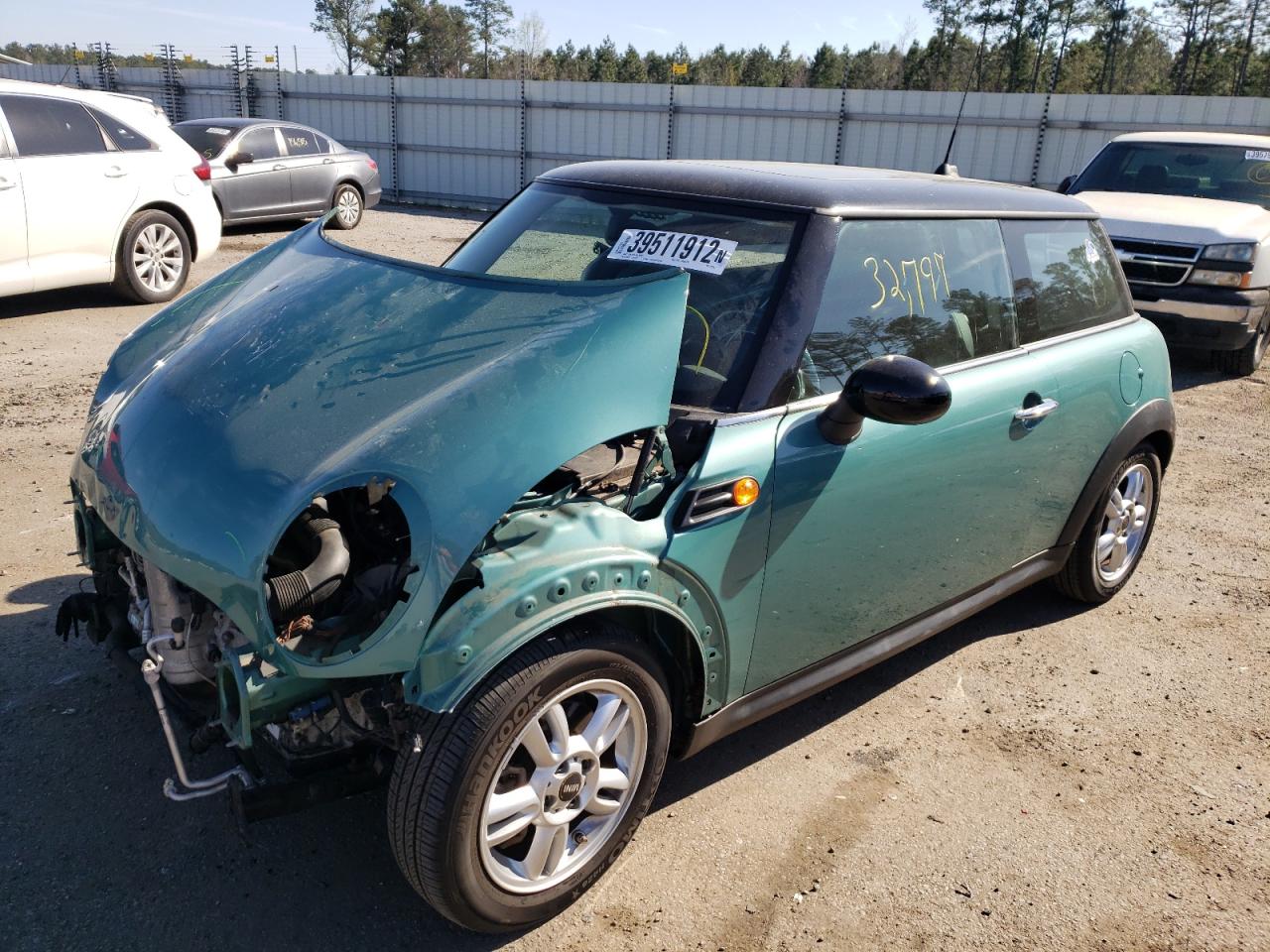 Photo 2 from auction – 2012 MINI COOPER with VIN WMWSU3C55CT257287