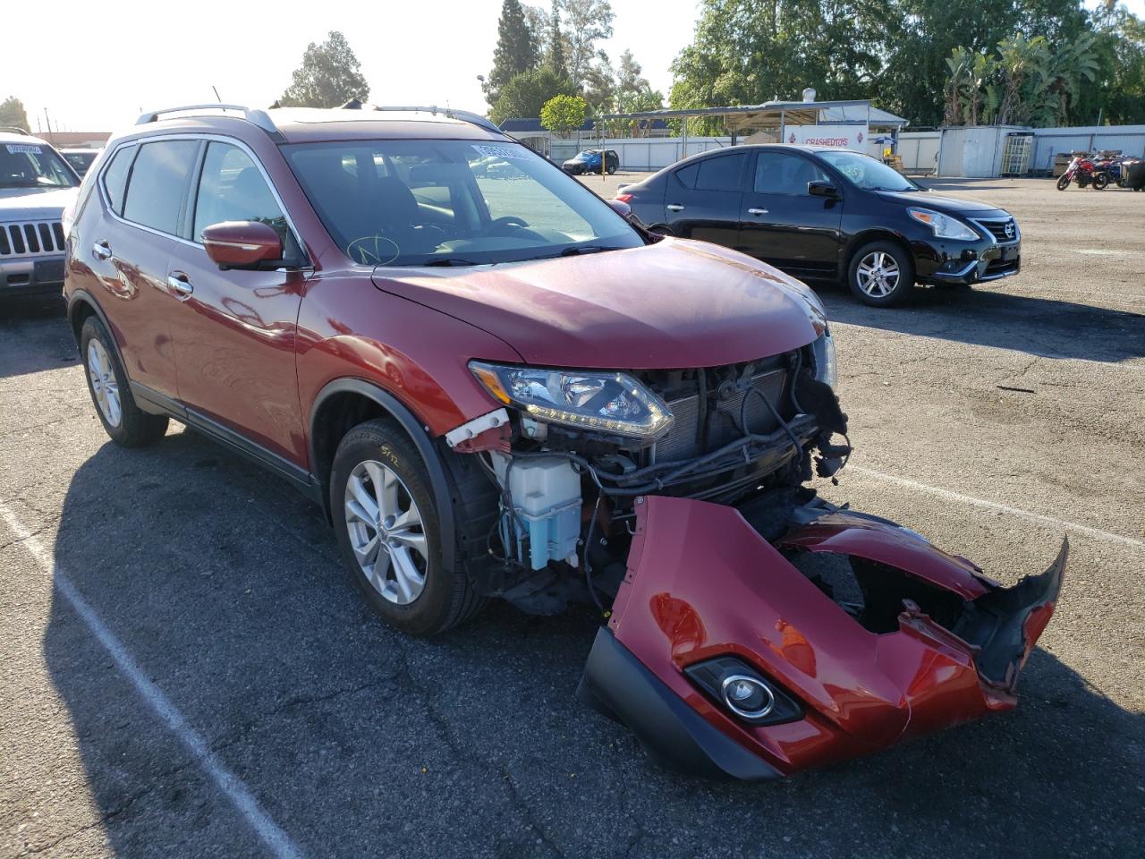 NISSAN ROGUE S 2015 with VIN 5N1AT2MT9FC781681 - Photo from auction