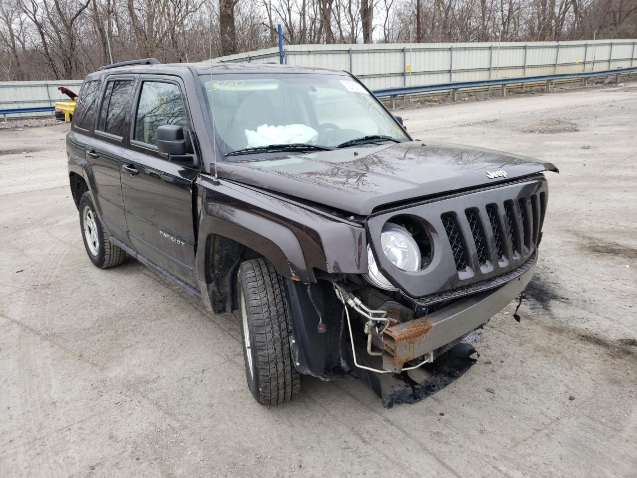 Photo 1 from auction – 2014 JEEP PATRIOT SP with VIN 1C4NJRBB3ED625496