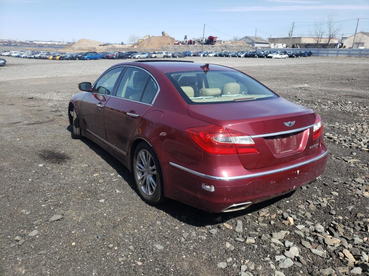 Photo 3 from auction – 2012 HYUNDAI GENESIS 4. with VIN KMHGC4DFXCU167826