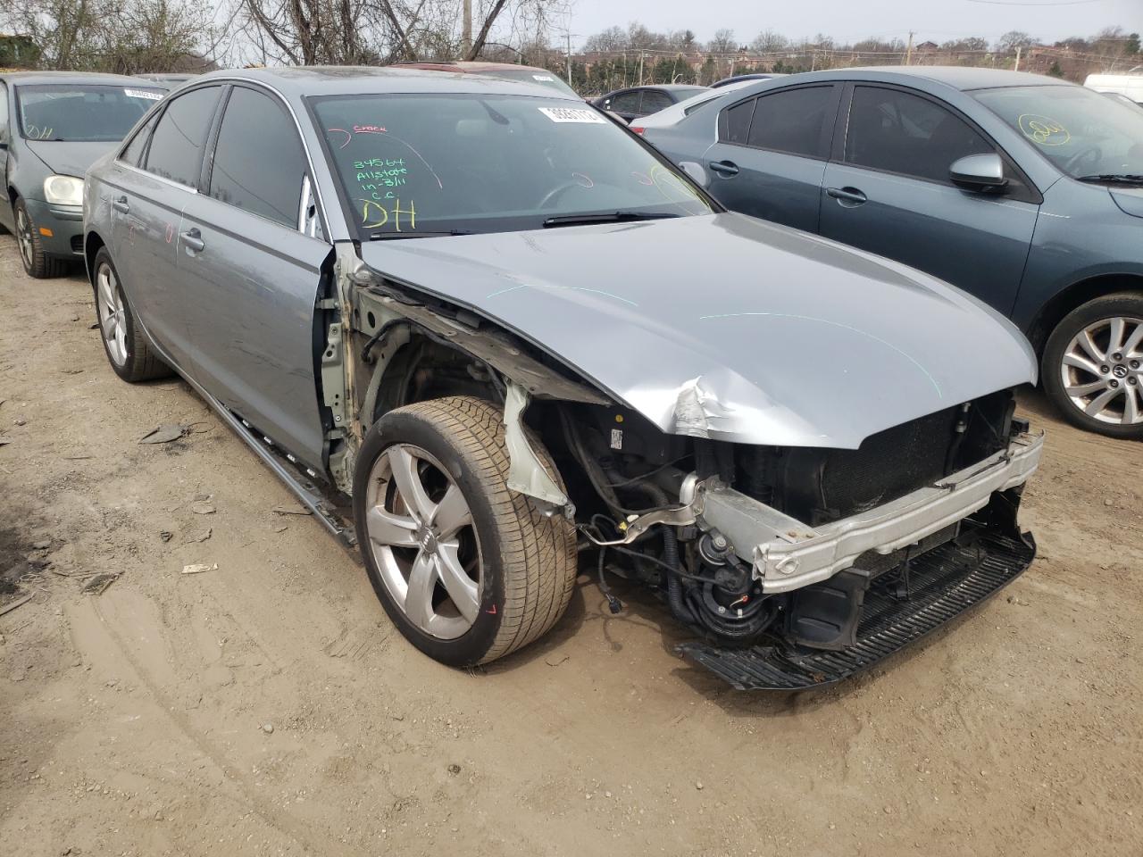 Photo 1 from auction – 2012 AUDI A6 PREMIUM with VIN WAUGGAFC9CN125195