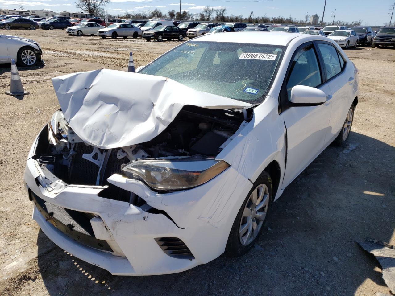 Photo 2 from auction – 2015 TOYOTA COROLLA L with VIN 2T1BURHE9FC476893