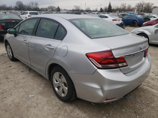 Photo 3 from auction – 2015 HONDA CIVIC LX with VIN 19XFB2F50FE091273
