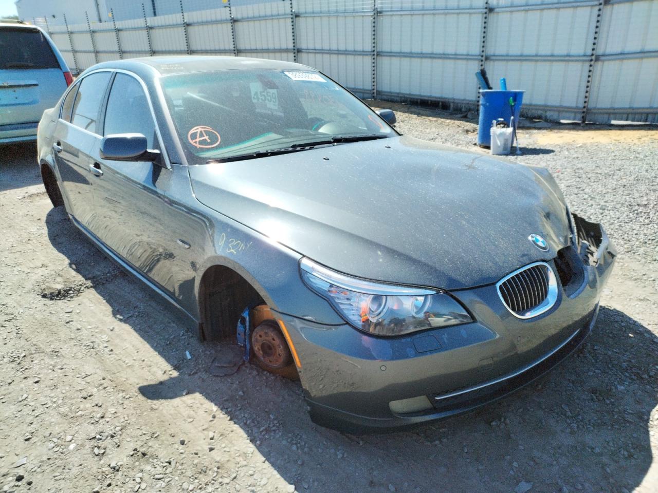 BMW 550 I 2008 with VIN WBANW53538CT49928 - Photo from auction