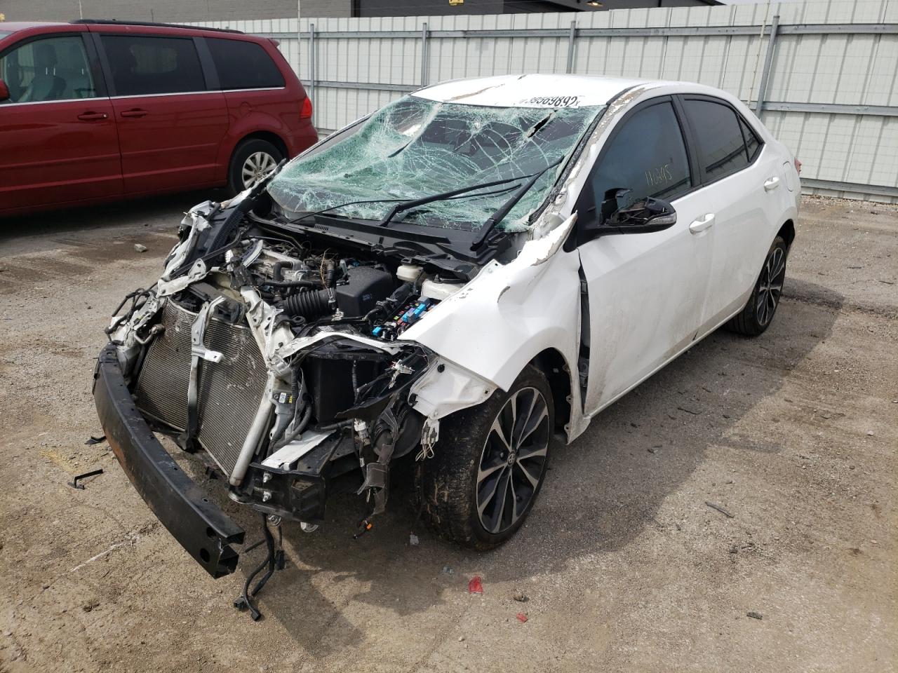 Photo 2 from auction – 2017 TOYOTA COROLLA with VIN 2T1BURHE1HC885330