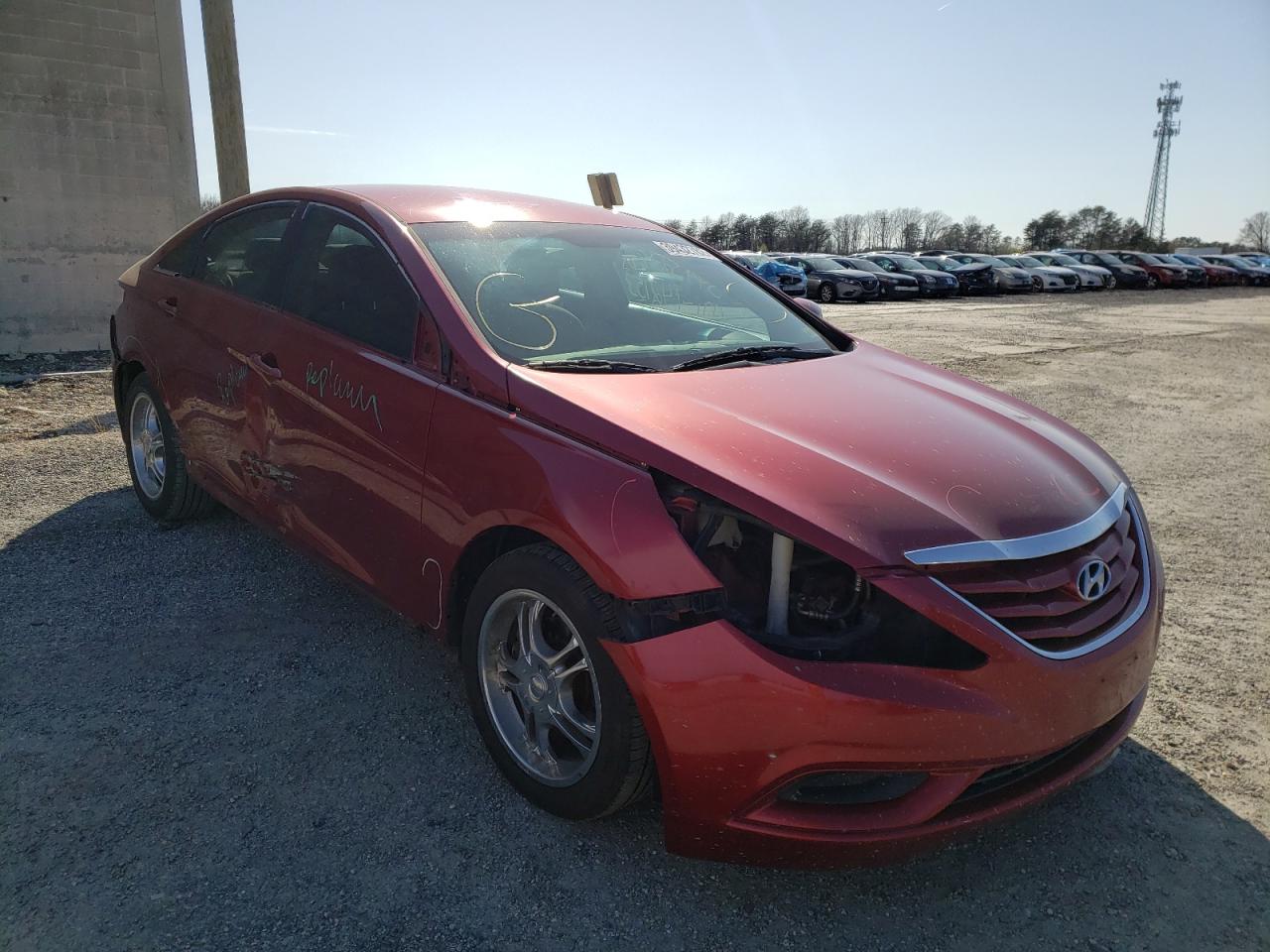 HYUNDAI SONATA GLS 2011 with VIN 5NPEB4AC0BH246181 - Photo from auction