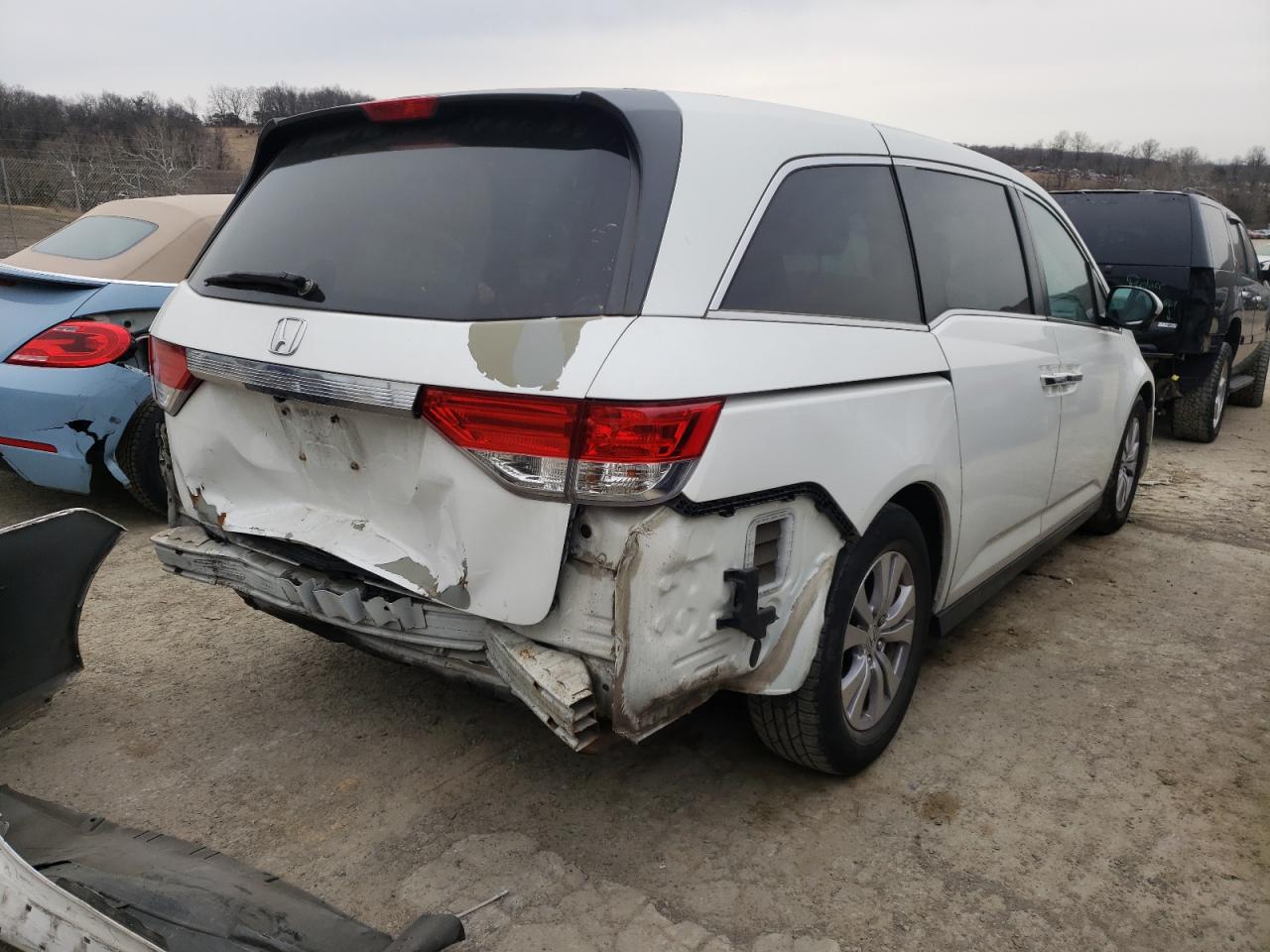 Photo 4 from auction – 2014 HONDA ODYSSEY EX with VIN 5FNRL5H62EB080771