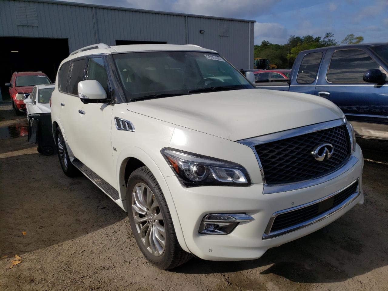 INFINITI QX80 BASE 2017 with VIN JN8AZ2NF3H9640668 - Photo from auction