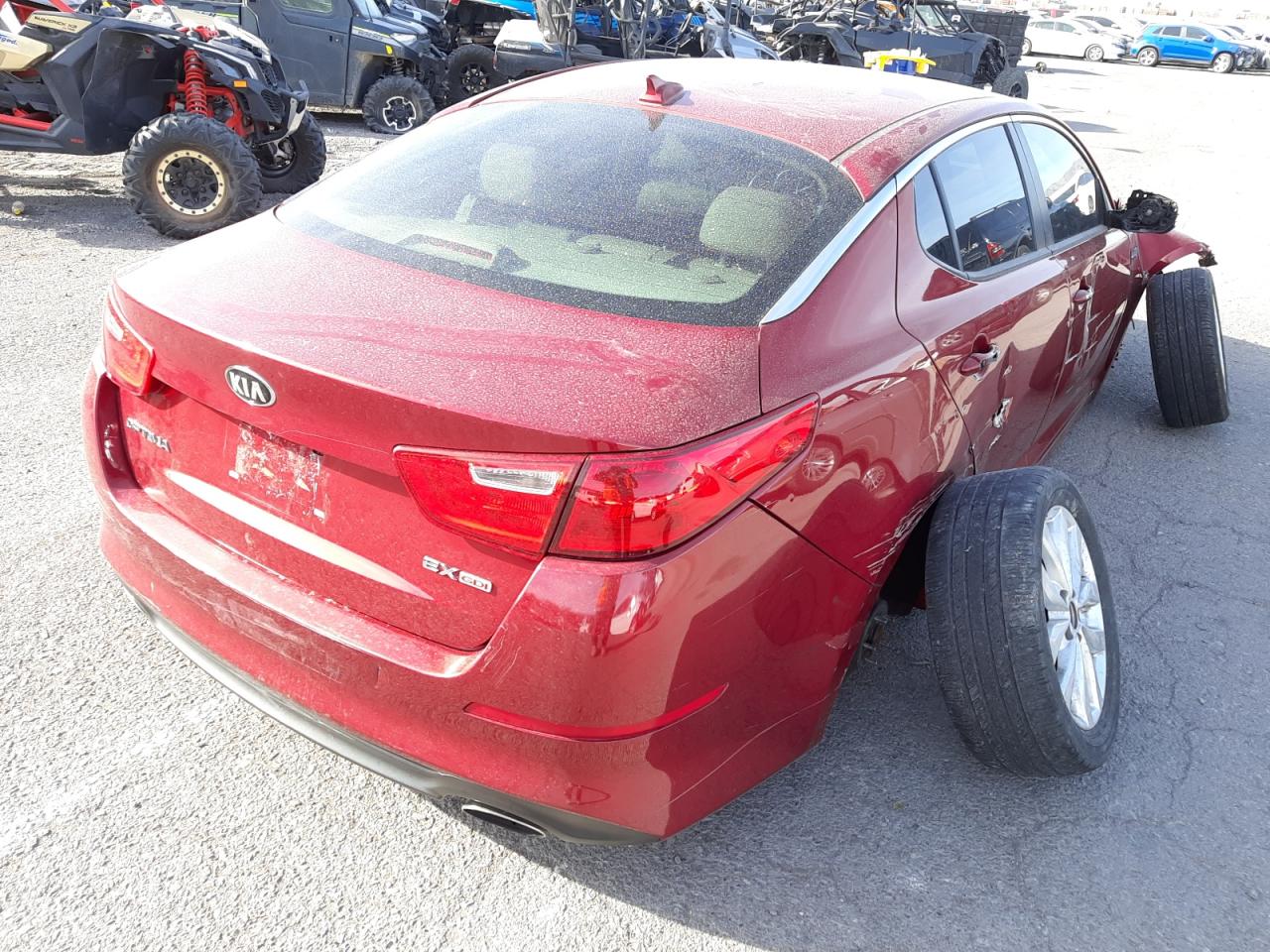 Photo 4 from auction – 2015 KIA OPTIMA EX with VIN 5XXGN4A72FG518671