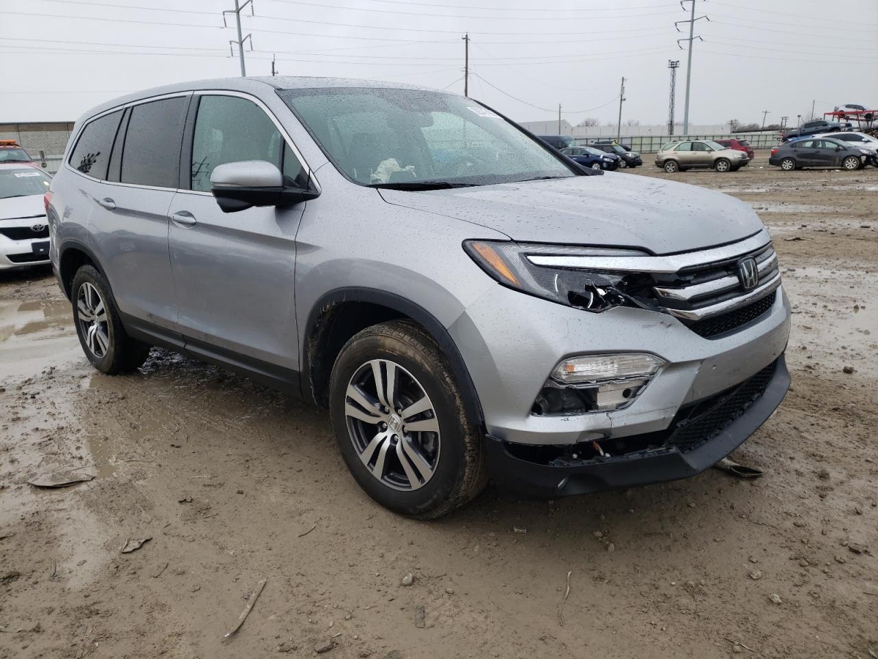 HONDA PILOT EXL 2017 with VIN 5FNYF6H66HB064523 - Photo from auction