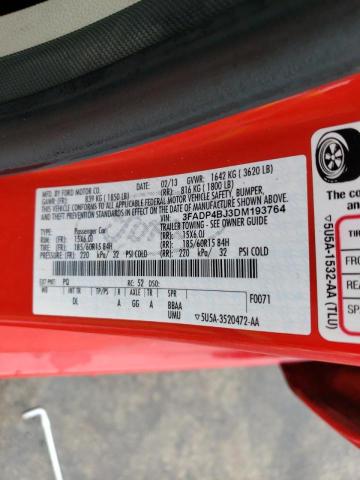 Photo 10 from auction – 2013 FORD FIESTA with VIN 3FADP4BJ3DM193764