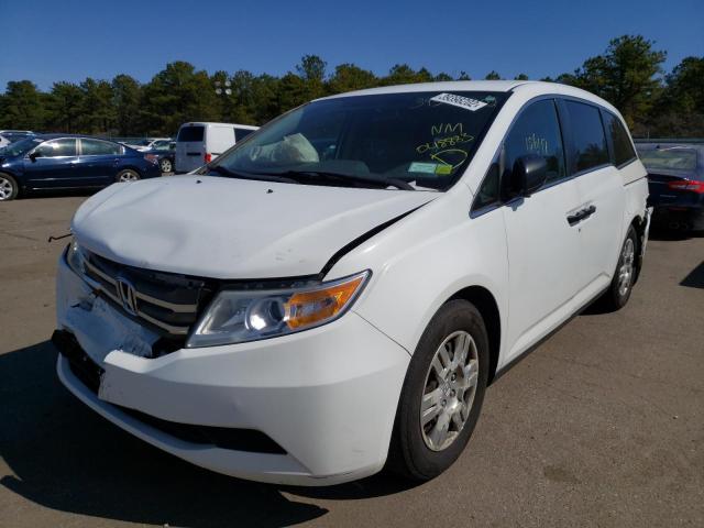 Photo 2 from auction – 2013 HONDA ODYSSEY LX with VIN 5FNRL5H22DB048883