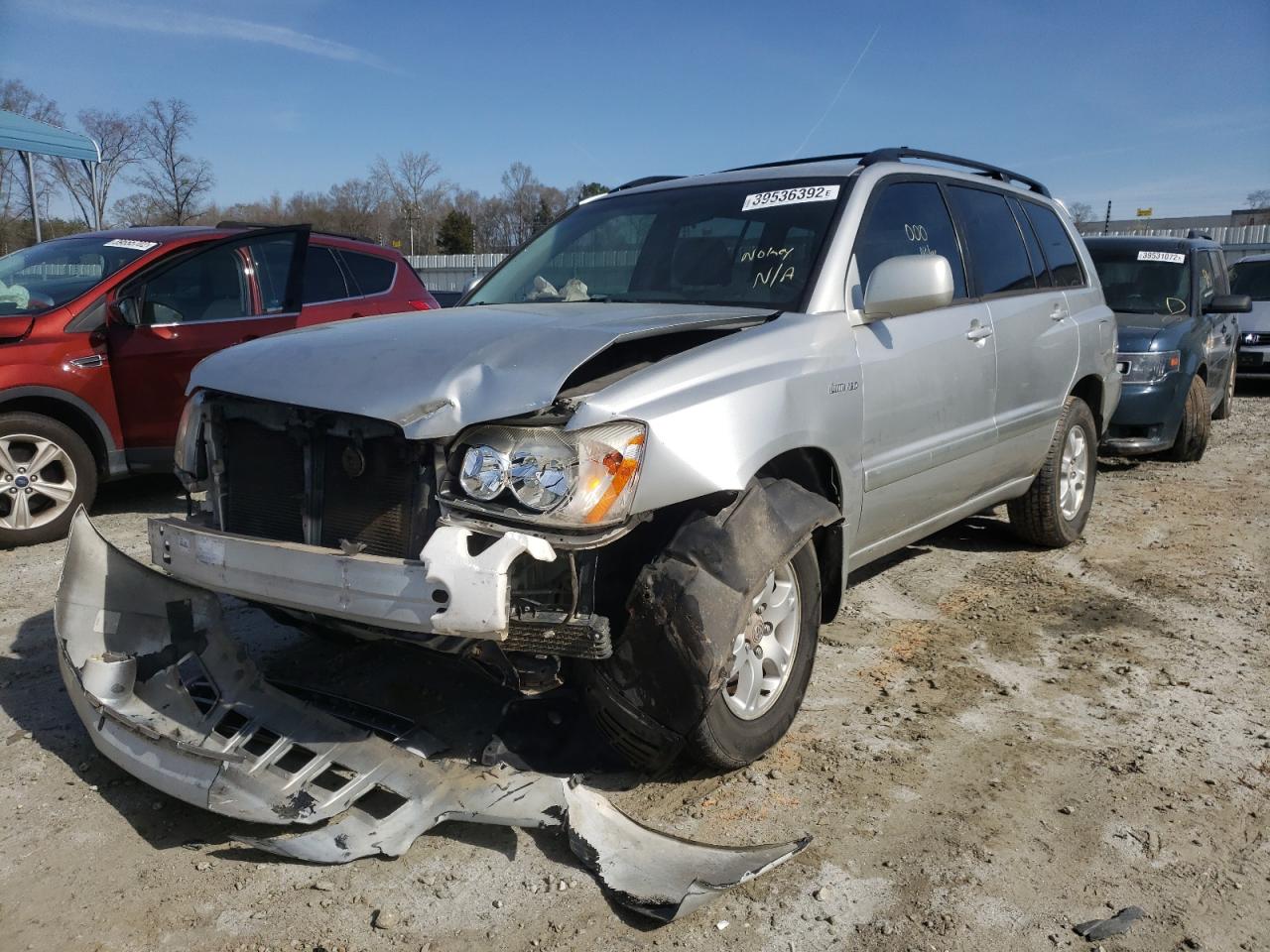 Photo 2 from auction – 2002 TOYOTA HIGHLANDER with VIN JTEHF21AX20058409